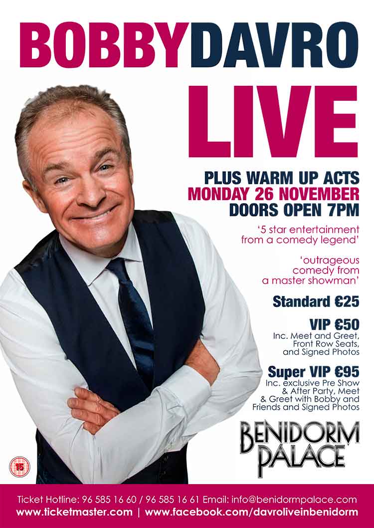 bobby davro tour dates