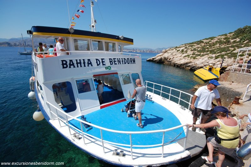 benidorm boat trip peacock island