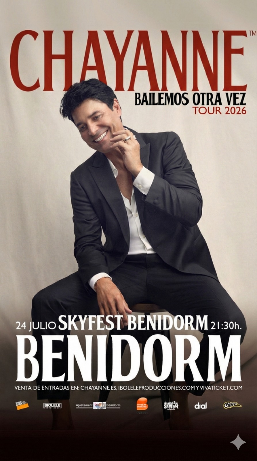 Chayanne in Benidorm chayanne en Benidorm NDPskyfestBenidorm2026