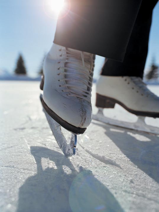 Pista de hielo para Navidad